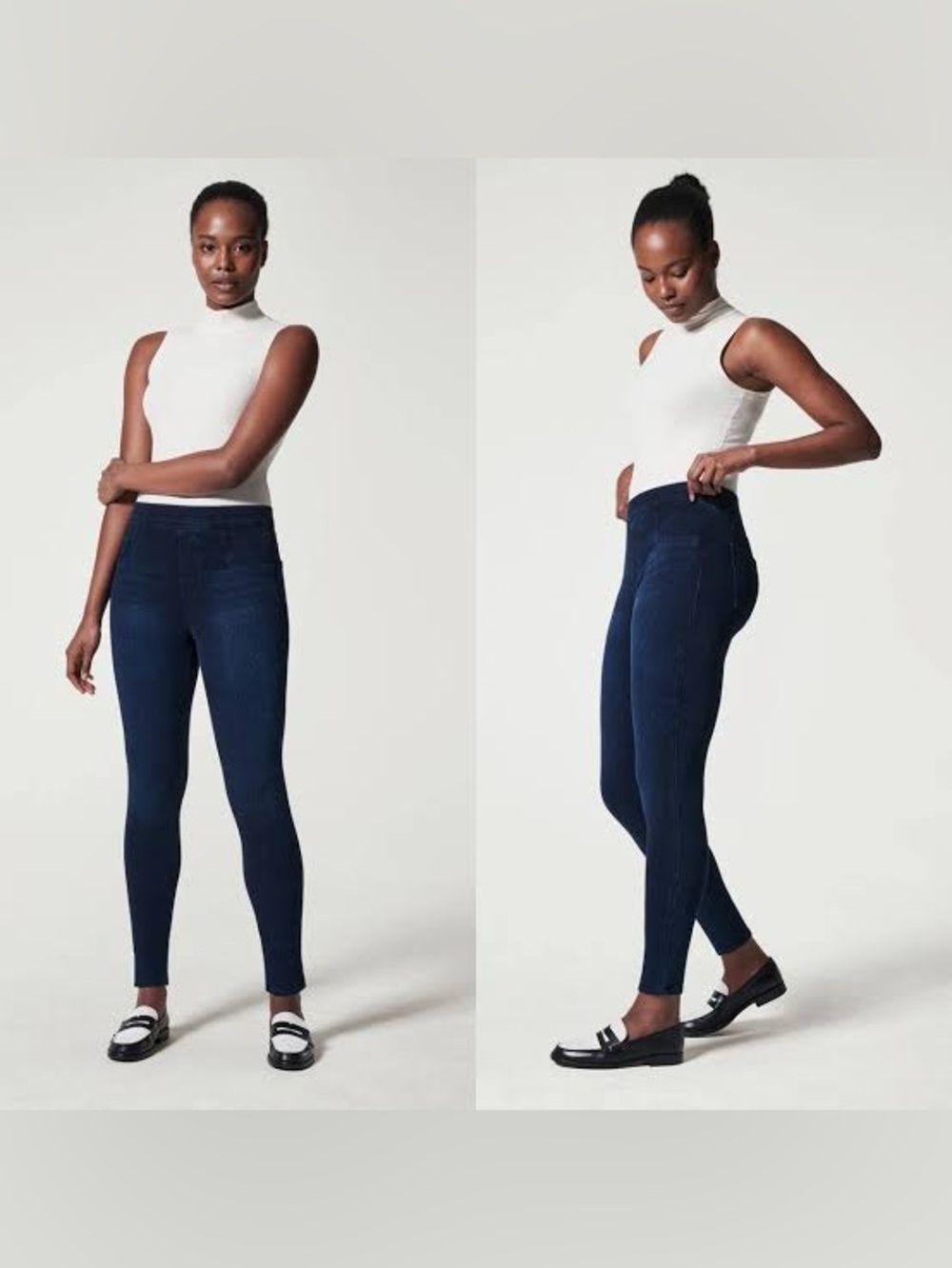 Spanx jean-ish leggings